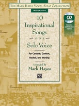 10 Inspirational Songs for Solo Voice Vocal Solo & Collections sheet music cover Thumbnail